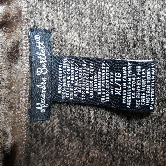 Leopard Faux fur Knit Jacket - Picture 5 of 5